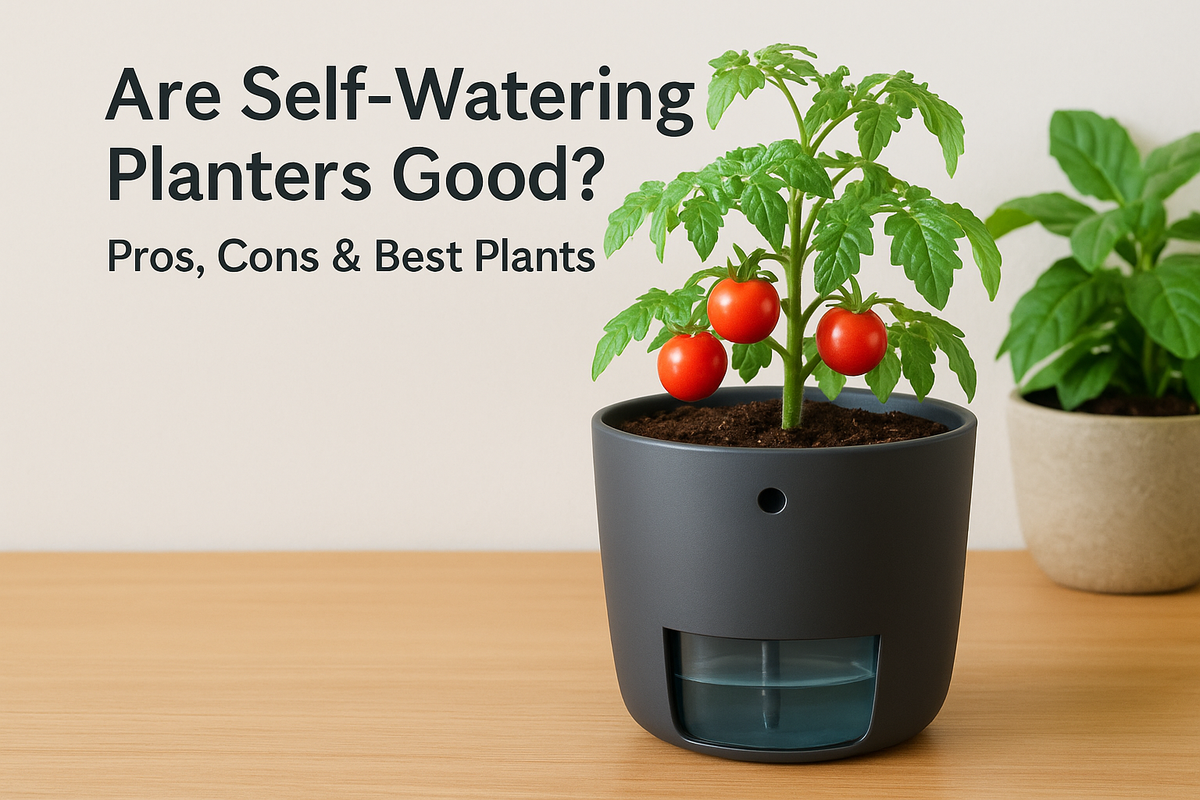 Are Self-Watering Planters Good? Pros, Cons & Best Plants