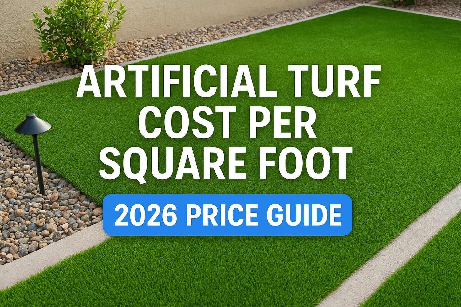 Artificial Turf Cost Per Square Foot: 2026 Price Guide
