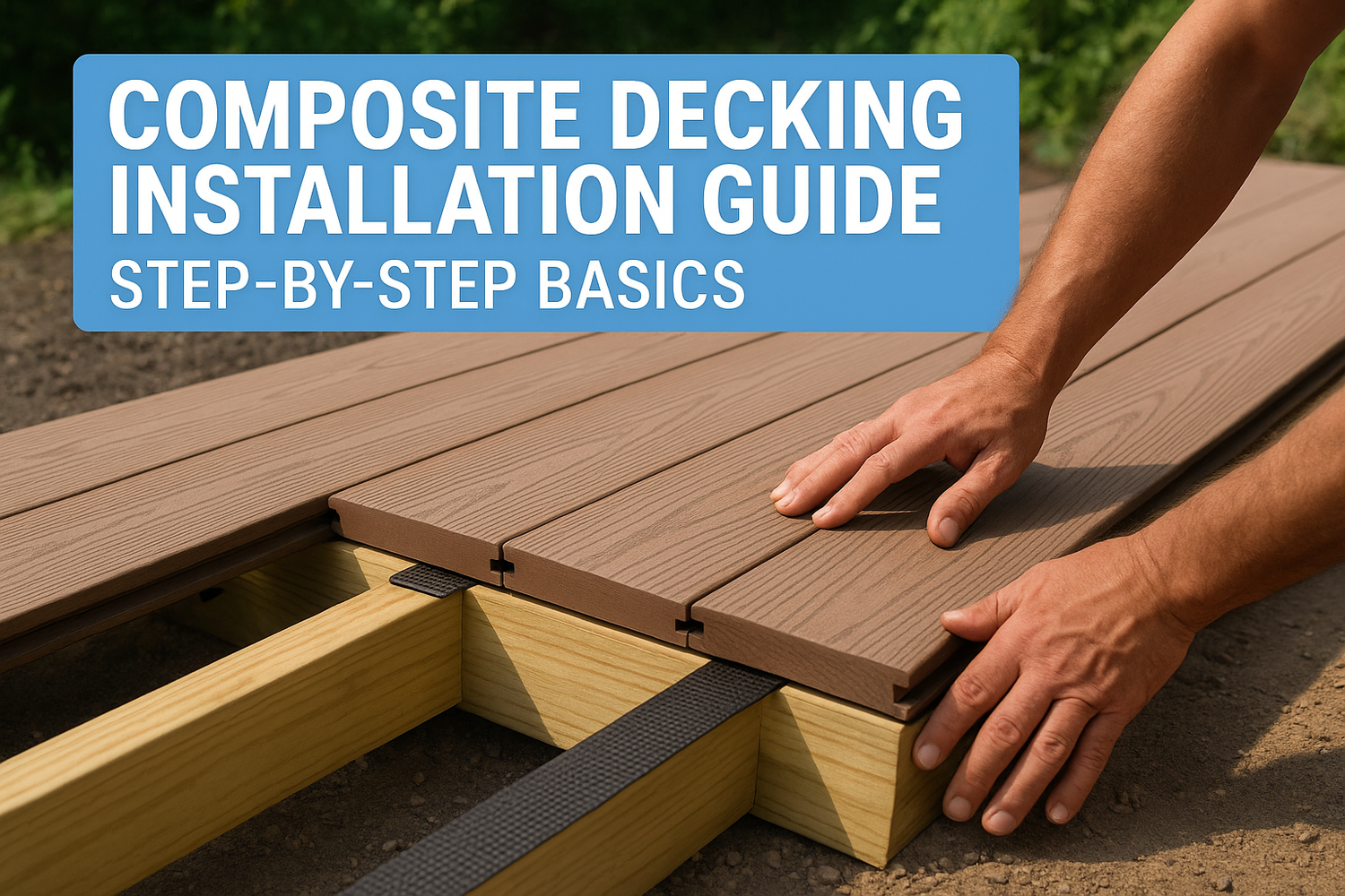 Composite Decking Installation Guide: Step-By-Step Basics