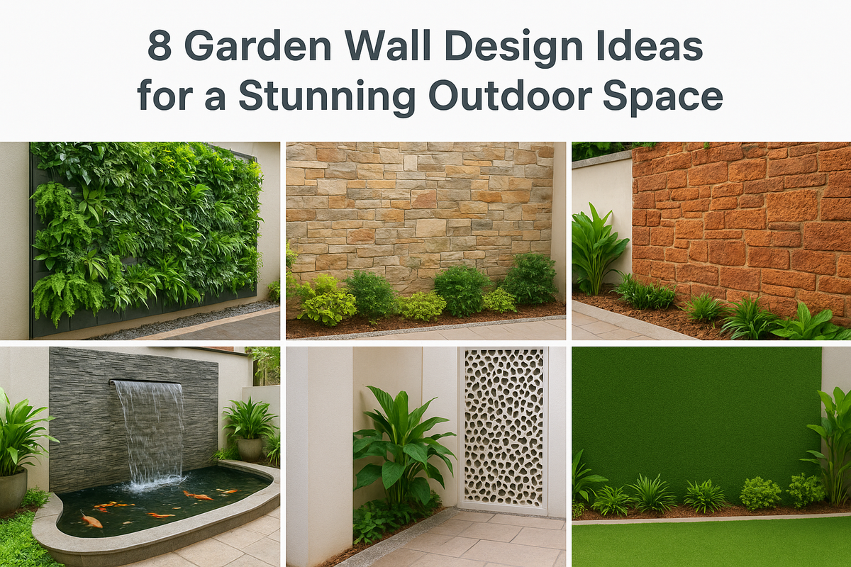 8 Garden Wall Design Ideas for a Stunning Outdoor Space