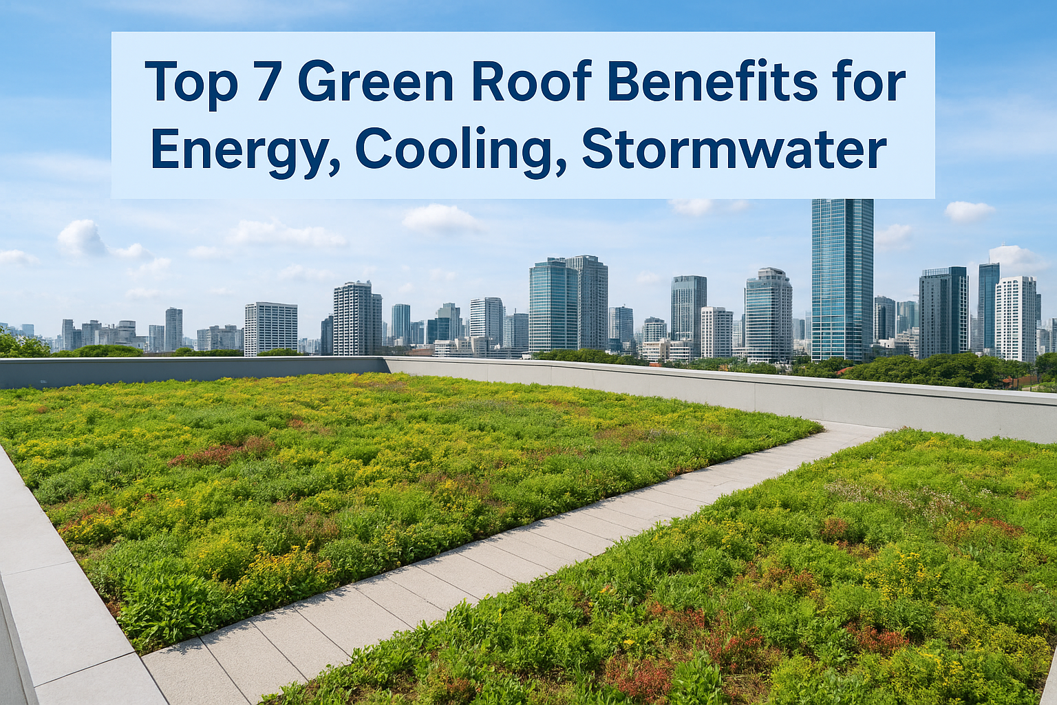 Top 7 Green Roof Benefits for Energy, Cooling, Stormwater
