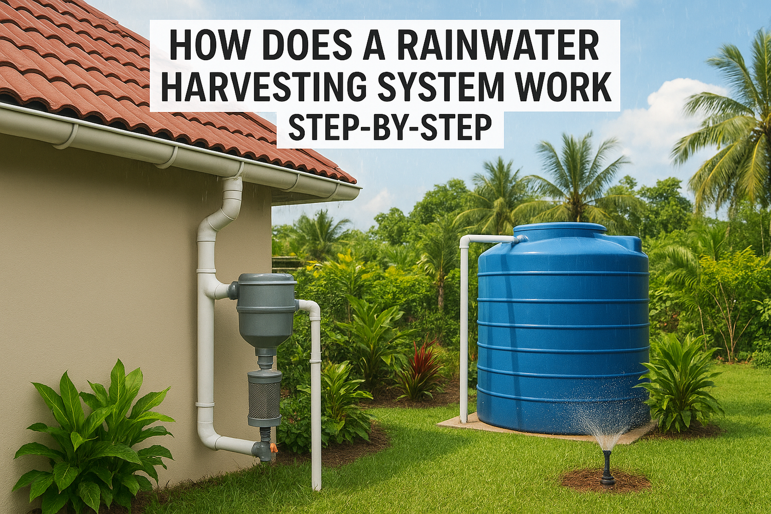 How Does a Rainwater Harvesting System Work? Step-by-Step