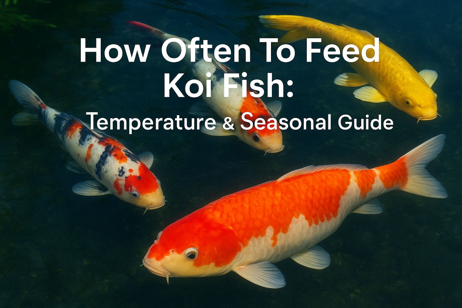 How Often To Feed Koi Fish: Temperature & Seasonal Guide