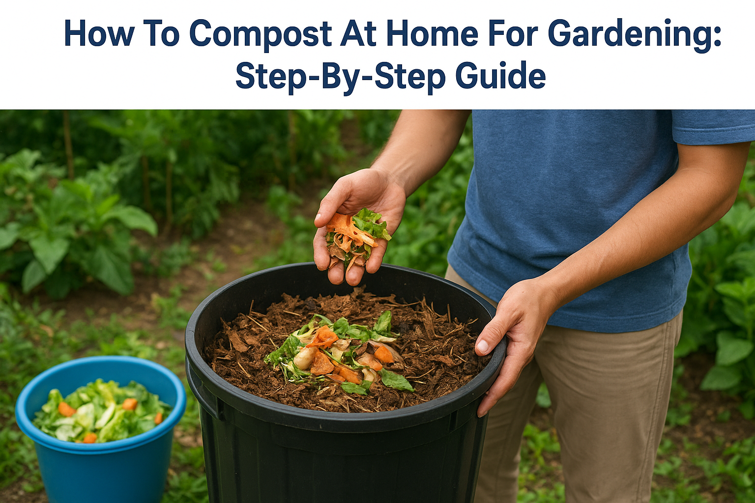 How To Compost At Home For Gardening: Step-By-Step Guide