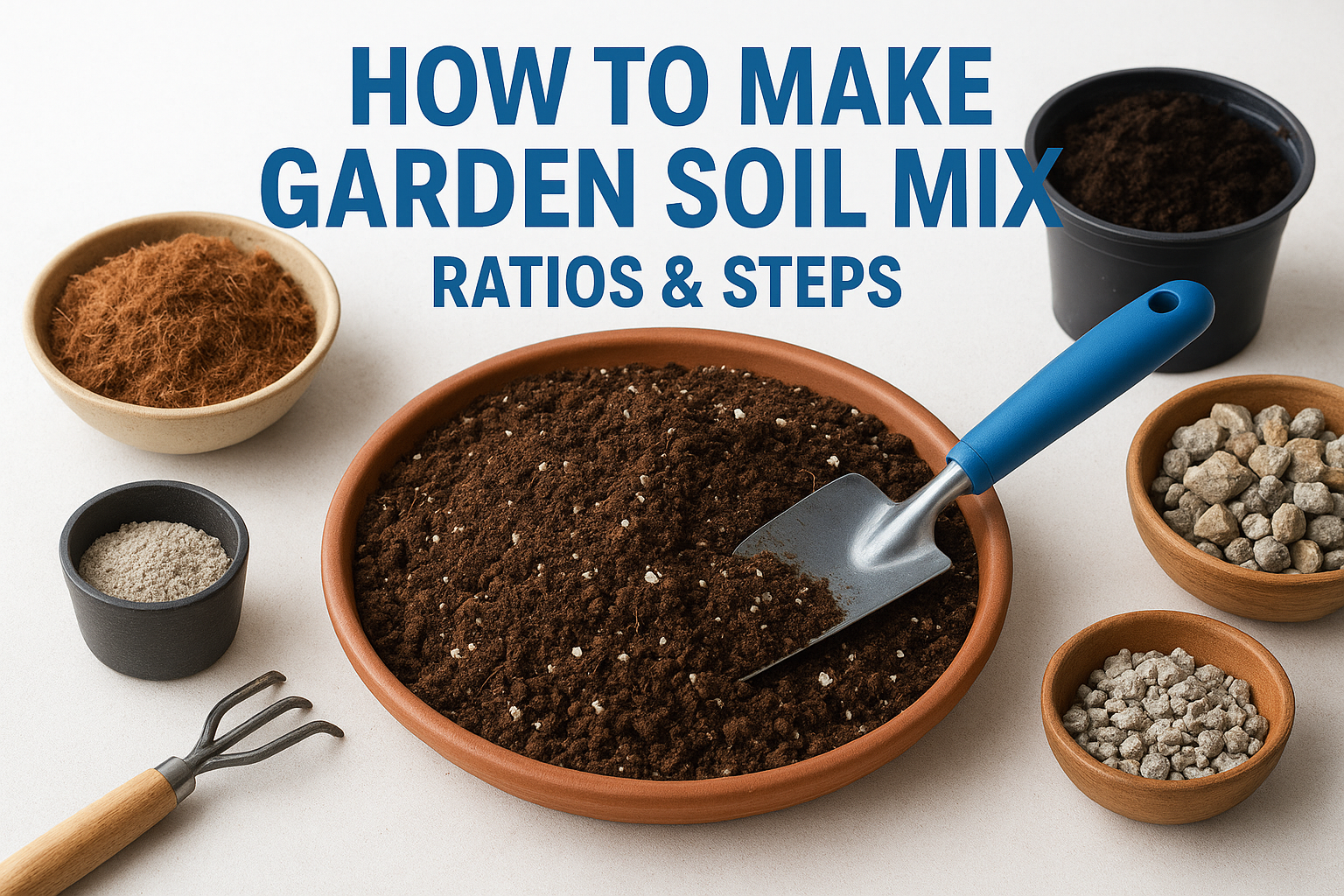 How to Make Garden Soil Mix: Ratios & Steps