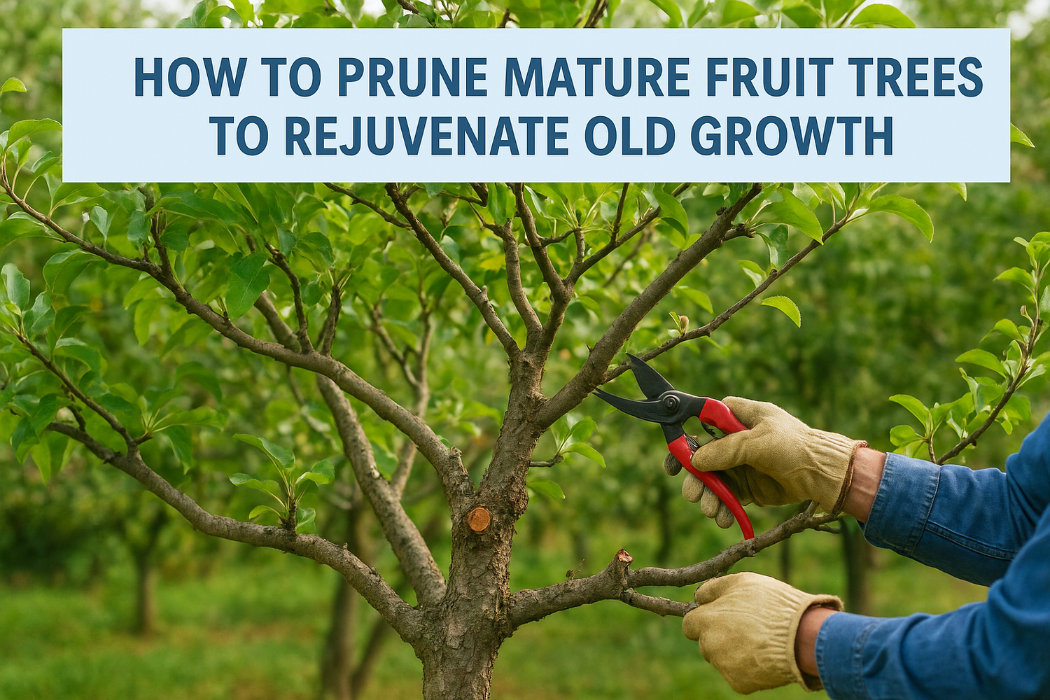 How To Prune Mature Fruit Trees To Rejuvenate Old Growth