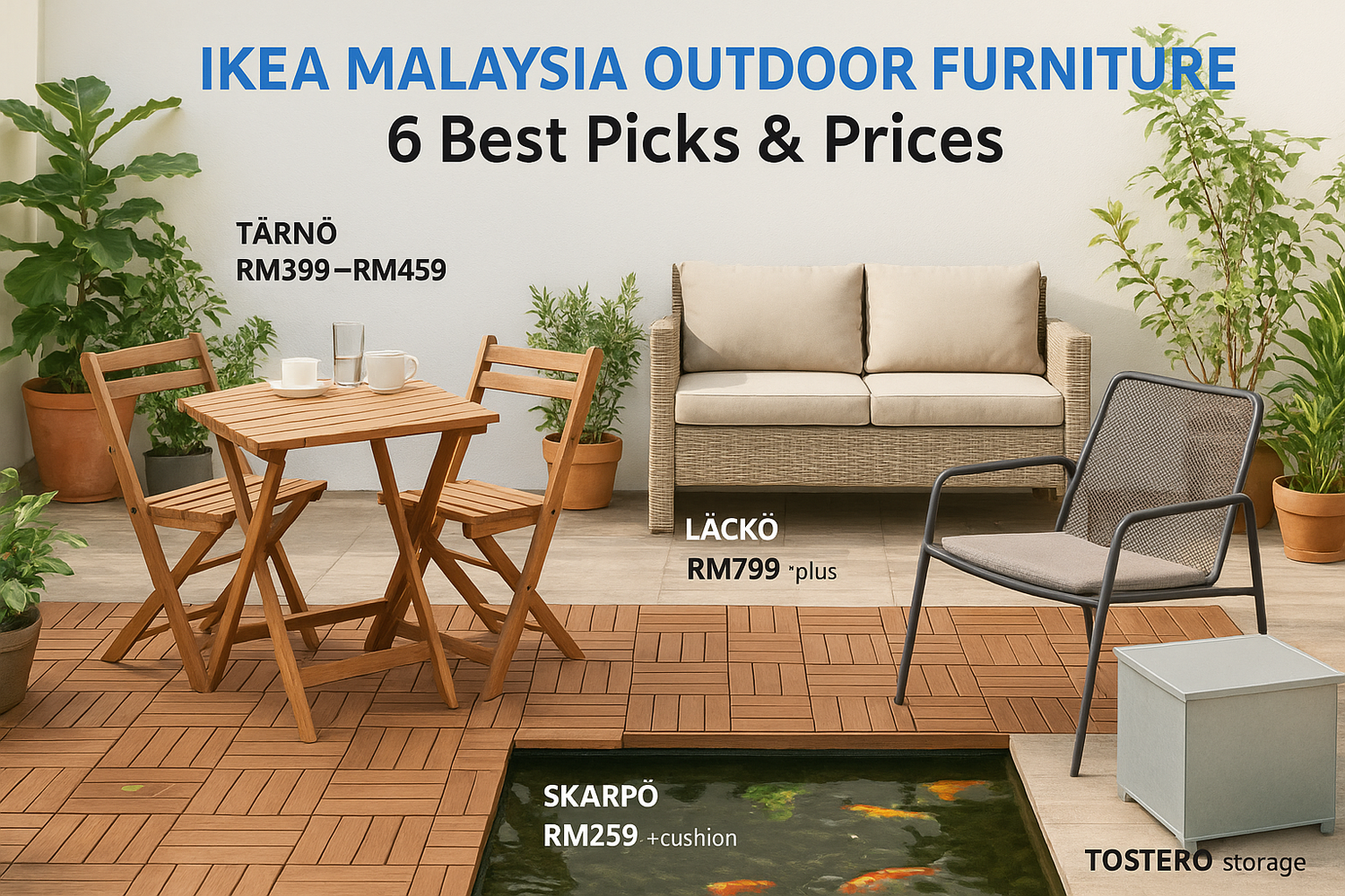 IKEA Malaysia Outdoor Furniture: 6 Best Picks & Prices