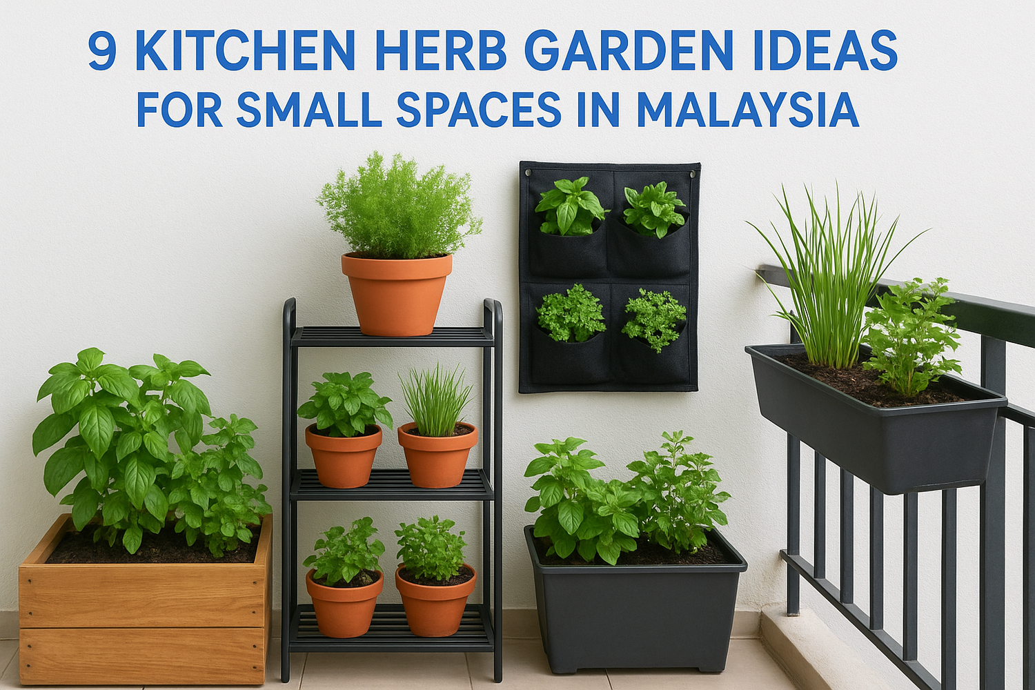 9 Kitchen Herb Garden Ideas for Small Spaces in Malaysia