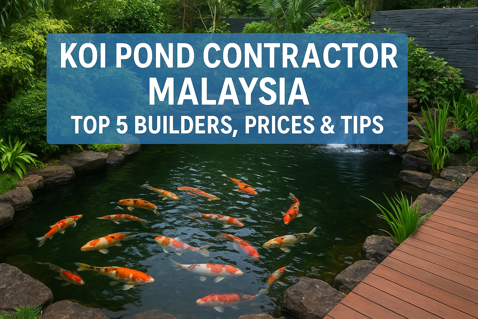Koi Pond Contractor Malaysia: Top 5 Builders, Prices & Tips