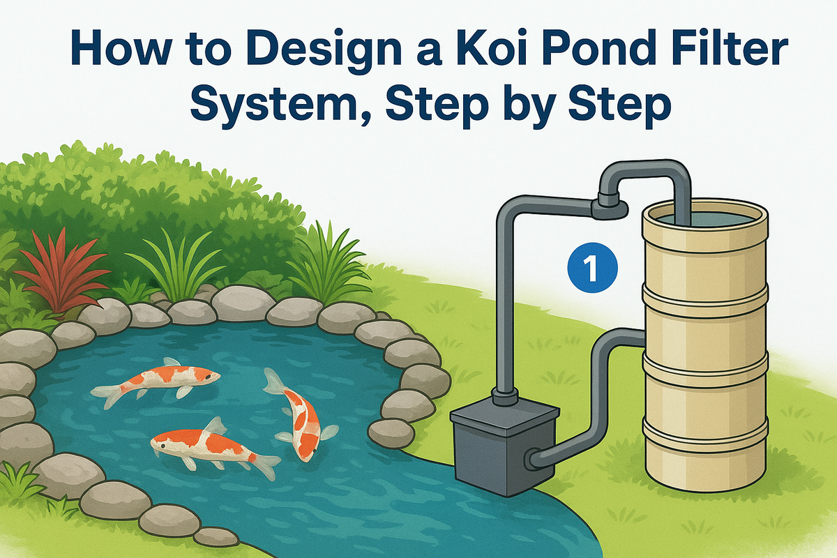 How to Design a Koi Pond Filter System, Step by Step