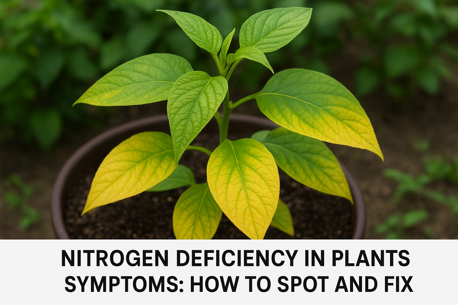 Nitrogen Deficiency In Plants Symptoms: How To Spot And Fix