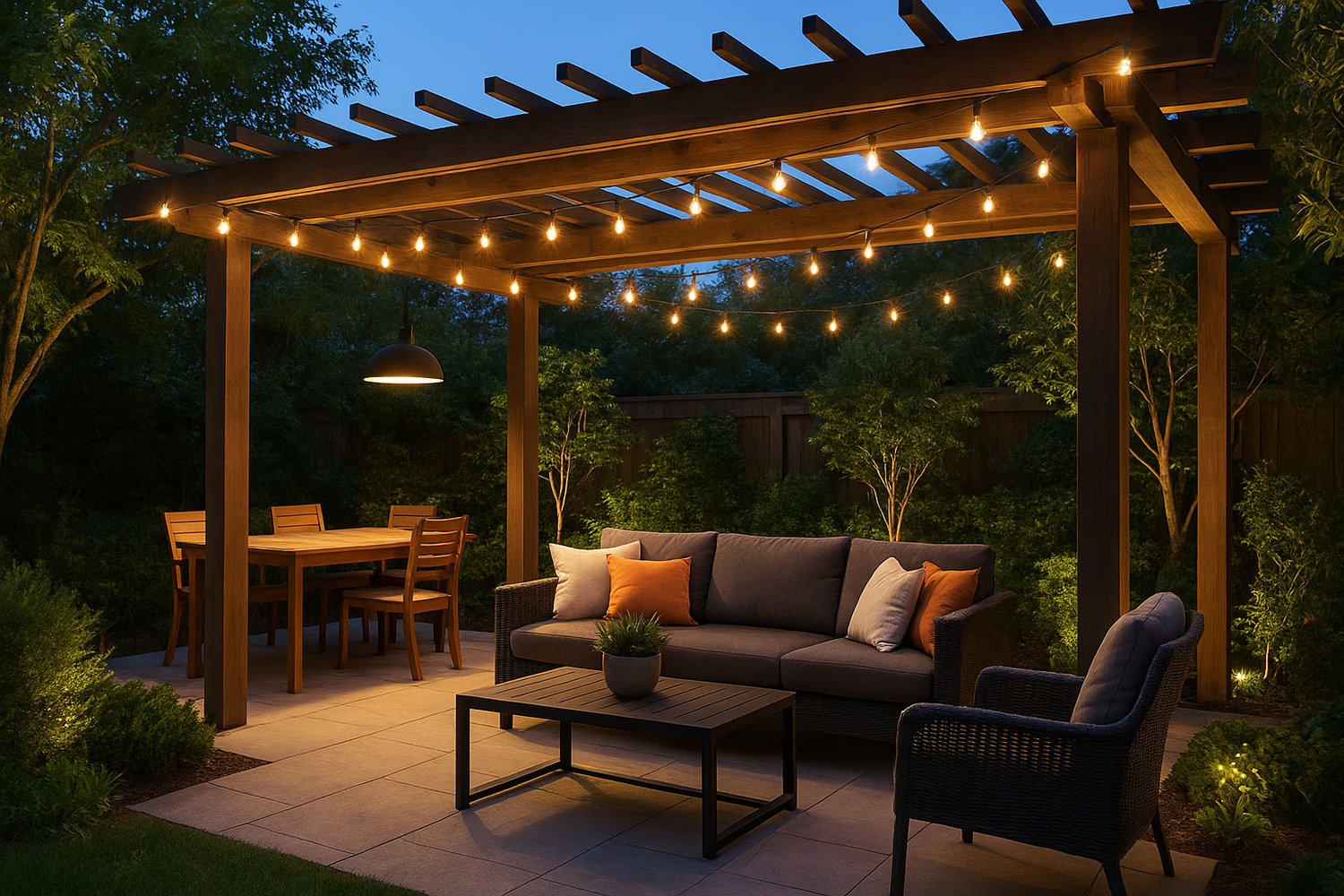 13 Pergola Lighting Ideas To Brighten Your Outdoor Space