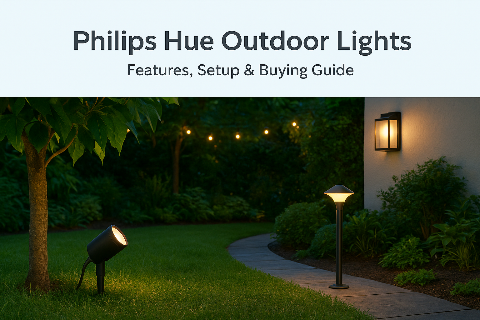 Philips Hue Outdoor Lights: Features, Setup & Buying Guide