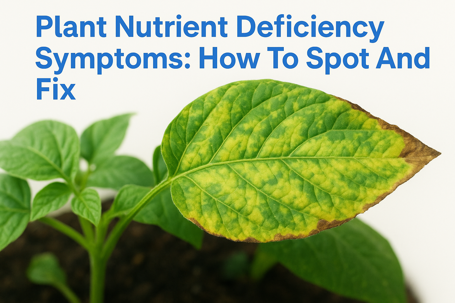 Plant Nutrient Deficiency Symptoms: How To Spot And Fix
