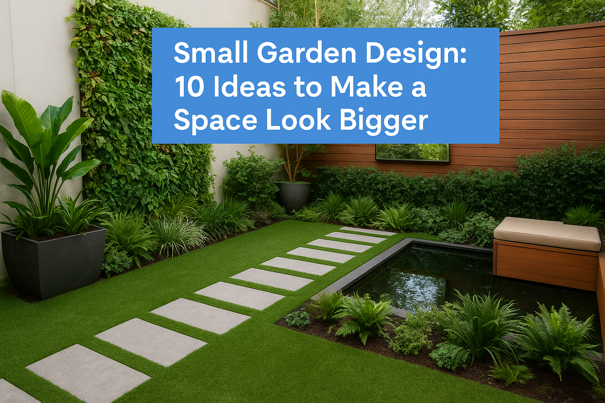 Small Garden Design: 10 Ideas to Make a Space Look Bigger