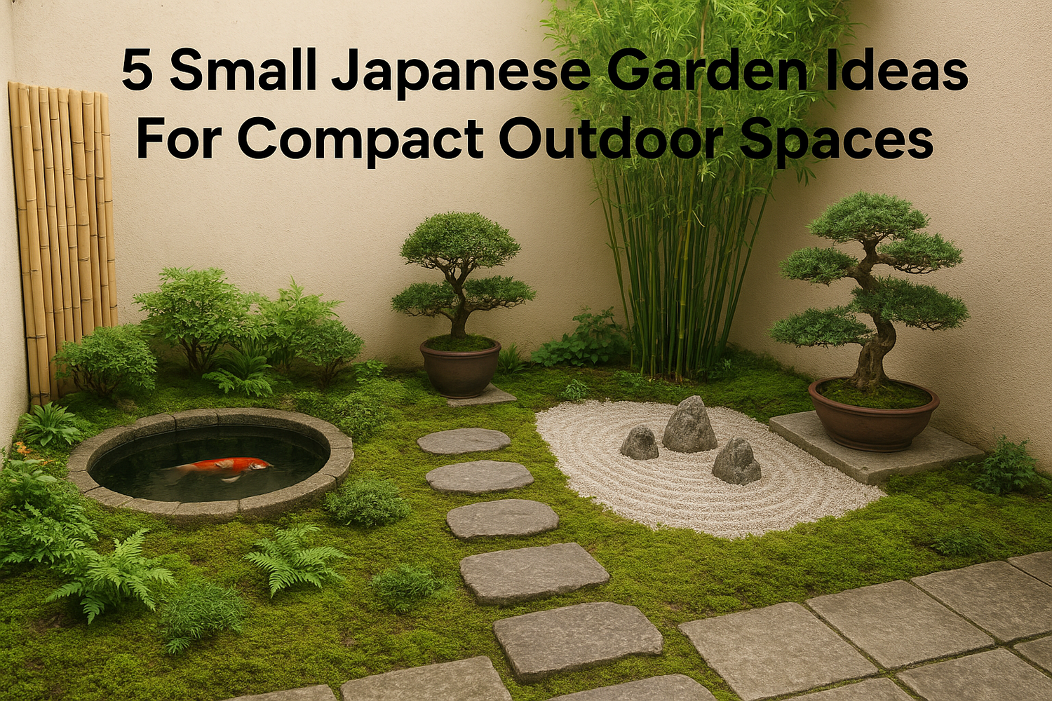 5 Small Japanese Garden Ideas For Compact Outdoor Spaces