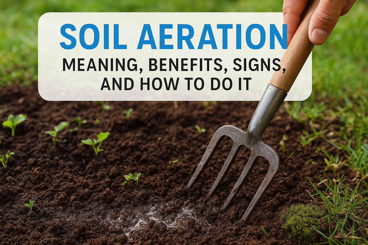 Soil Aeration Meaning: Benefits, Signs, And How To Do It