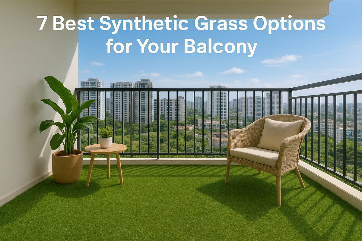 7 Best Synthetic Grass Options for Your Balcony