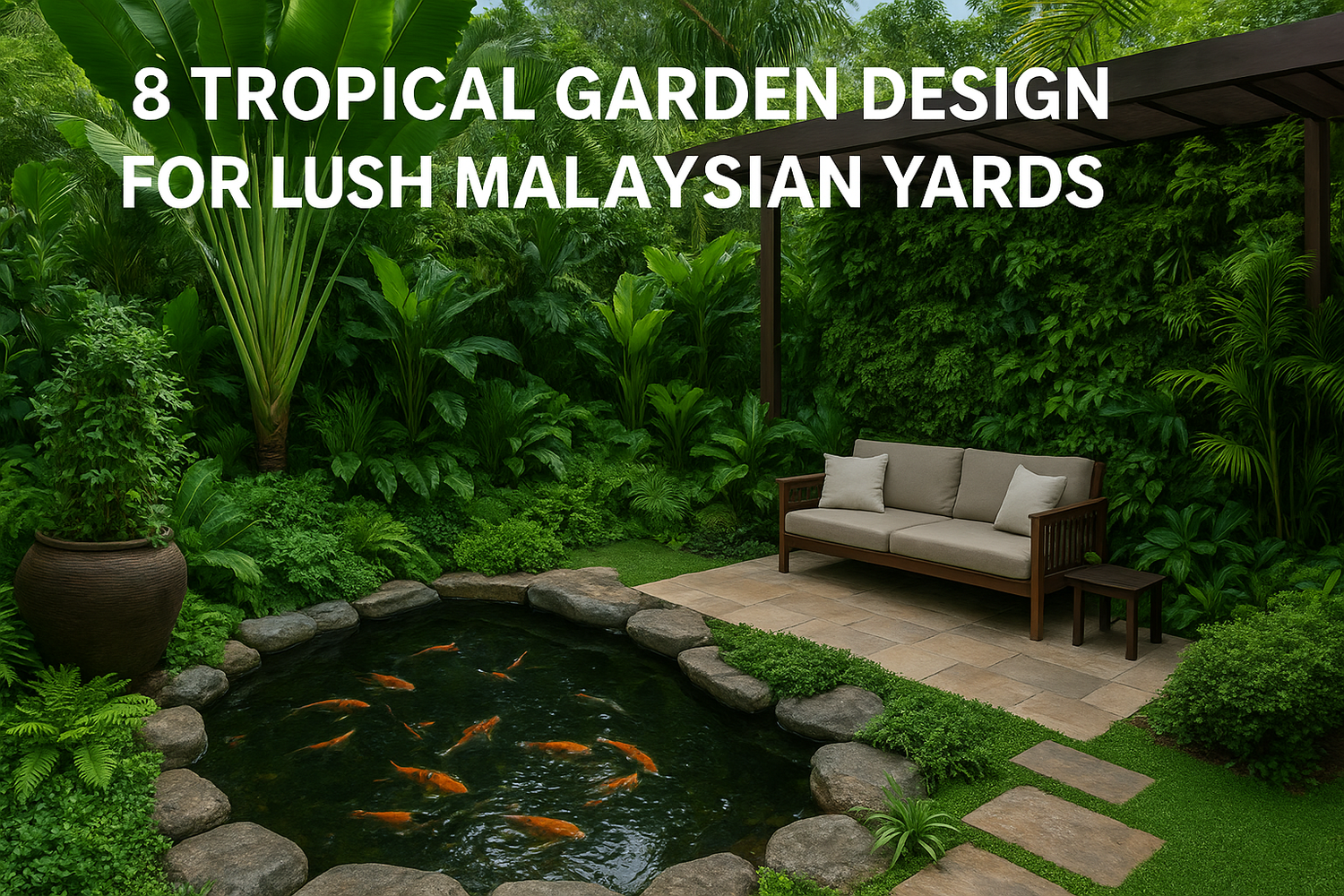 8 Tropical Garden Design Ideas For Lush Malaysian Yards