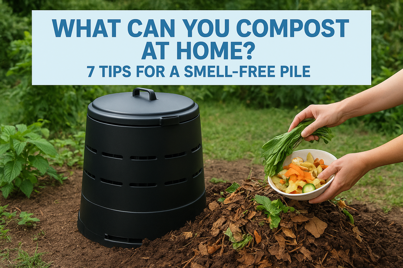 What Can You Compost At Home? 7 Tips For A Smell-Free Pile