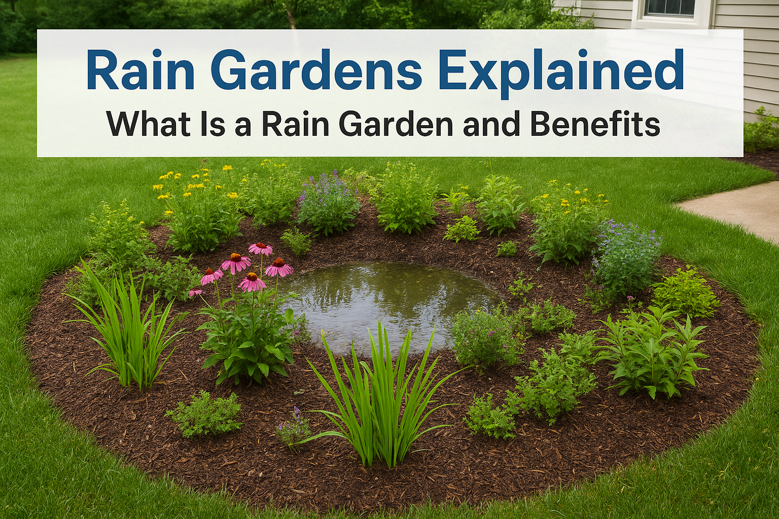 Rain Gardens Explained: What Is a Rain Garden and Benefits