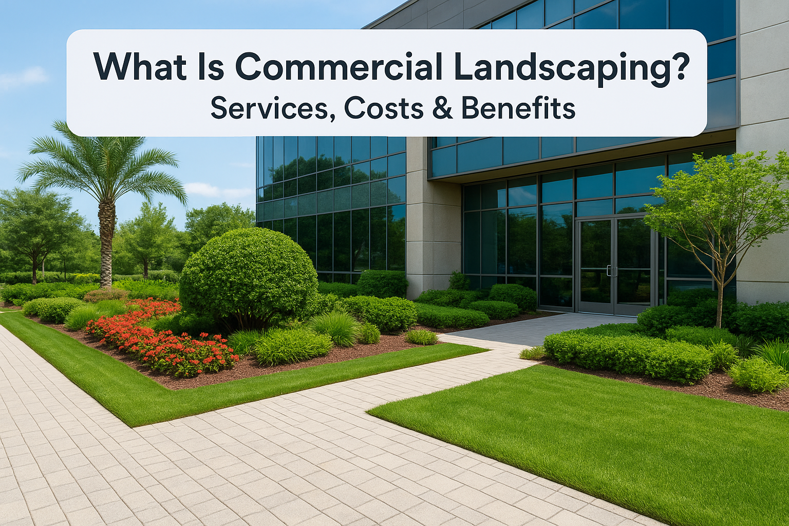 What Is Commercial Landscaping? Services, Costs & Benefits