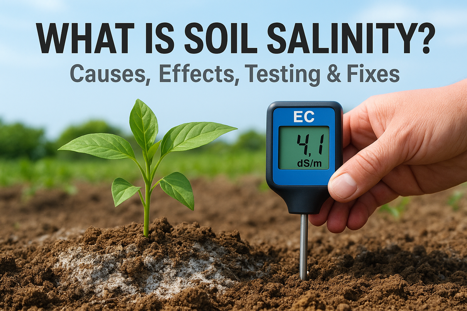 What Is Soil Salinity? Causes, Effects, Testing & Fixes