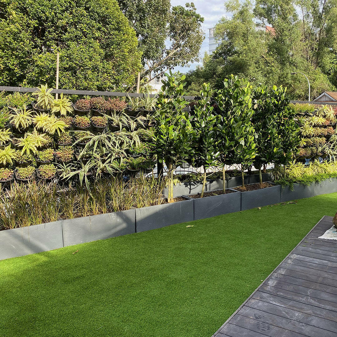 EcoWall Mini Set Vertical Garden with Frame Holder and Smart pots.