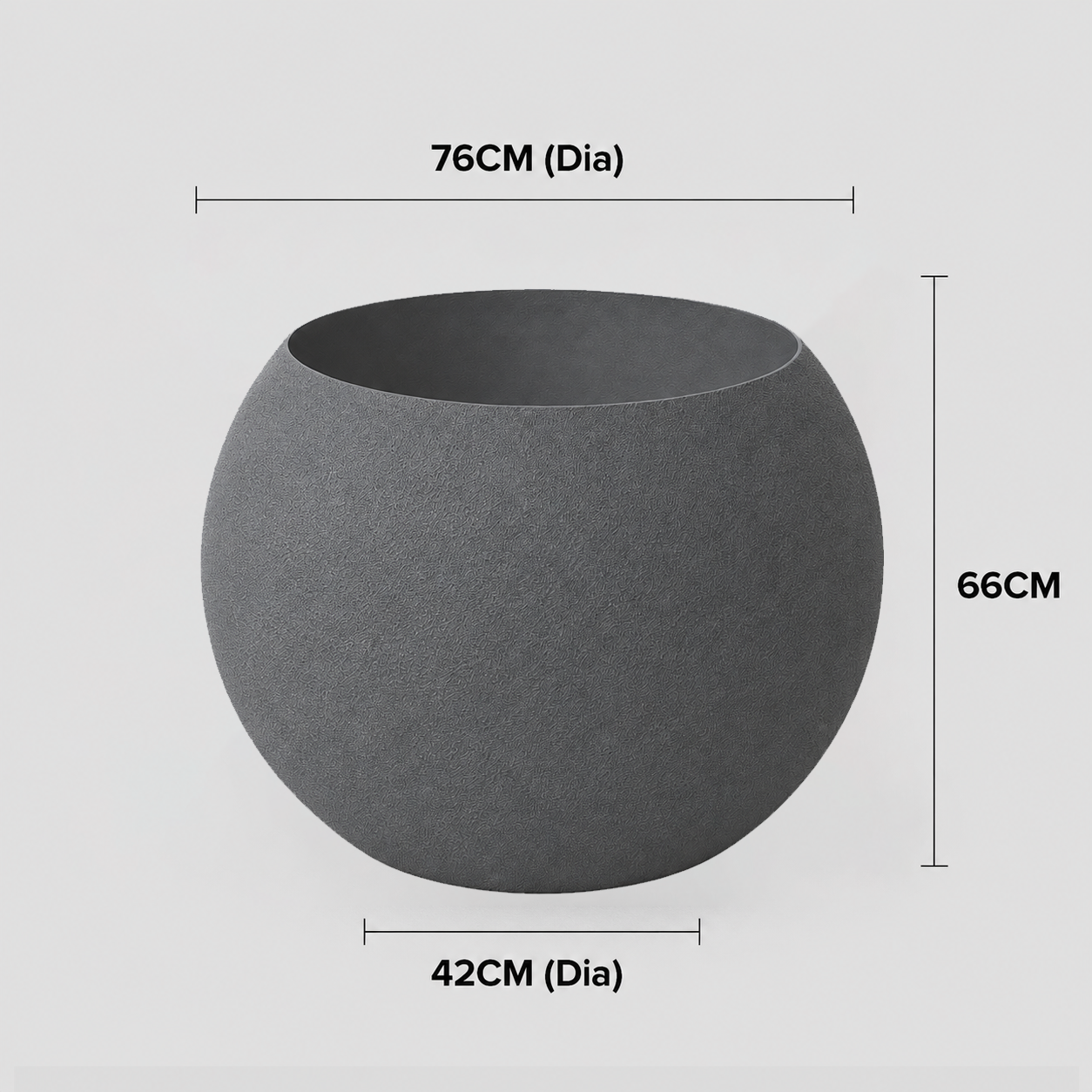 Ziant Hydro Planter 013 L (FG) GRANITE