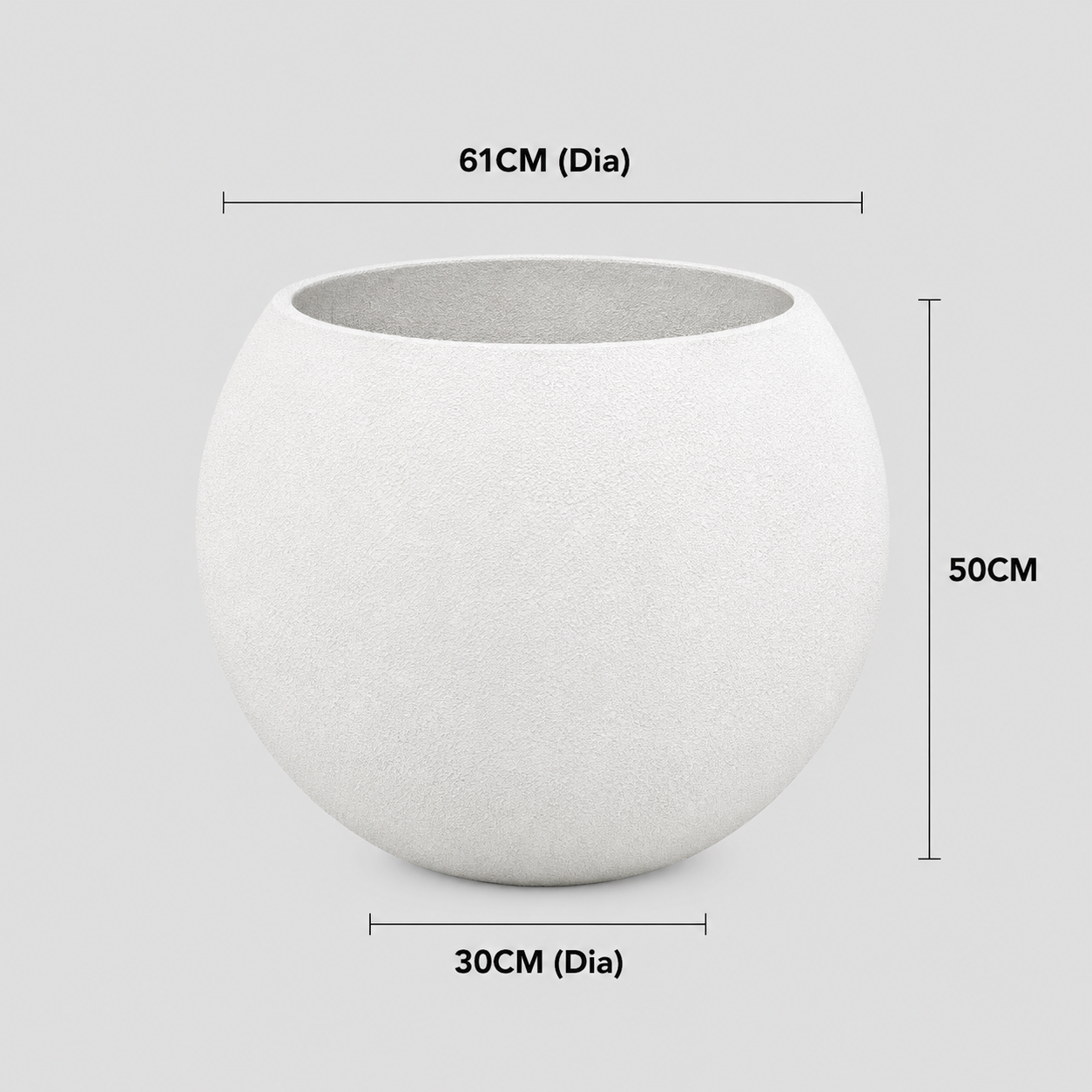Ziant Hydro Planter 013 M (FRP) GRANITE.