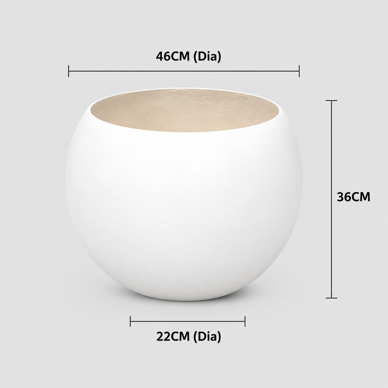 Ziant Hydro Planter 013 S (FRP) GLOSSY.