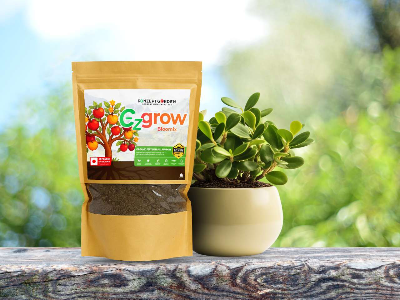 🌿 EZGROW BLOOMIX: The Ultimate Organic Fertilizer for Malaysian Gardens