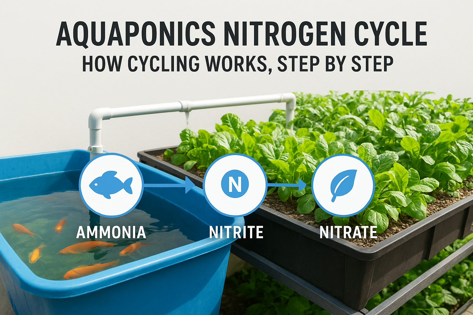 Aquaponics Nitrogen Cycle: How Cycling Works, Step By Step