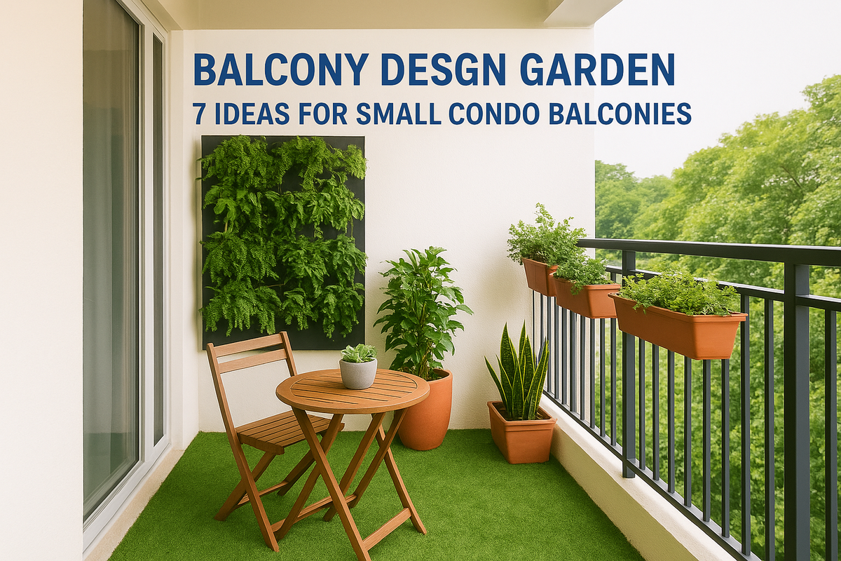 Balcony Design Garden: 7 Ideas for Small Condo Balconies