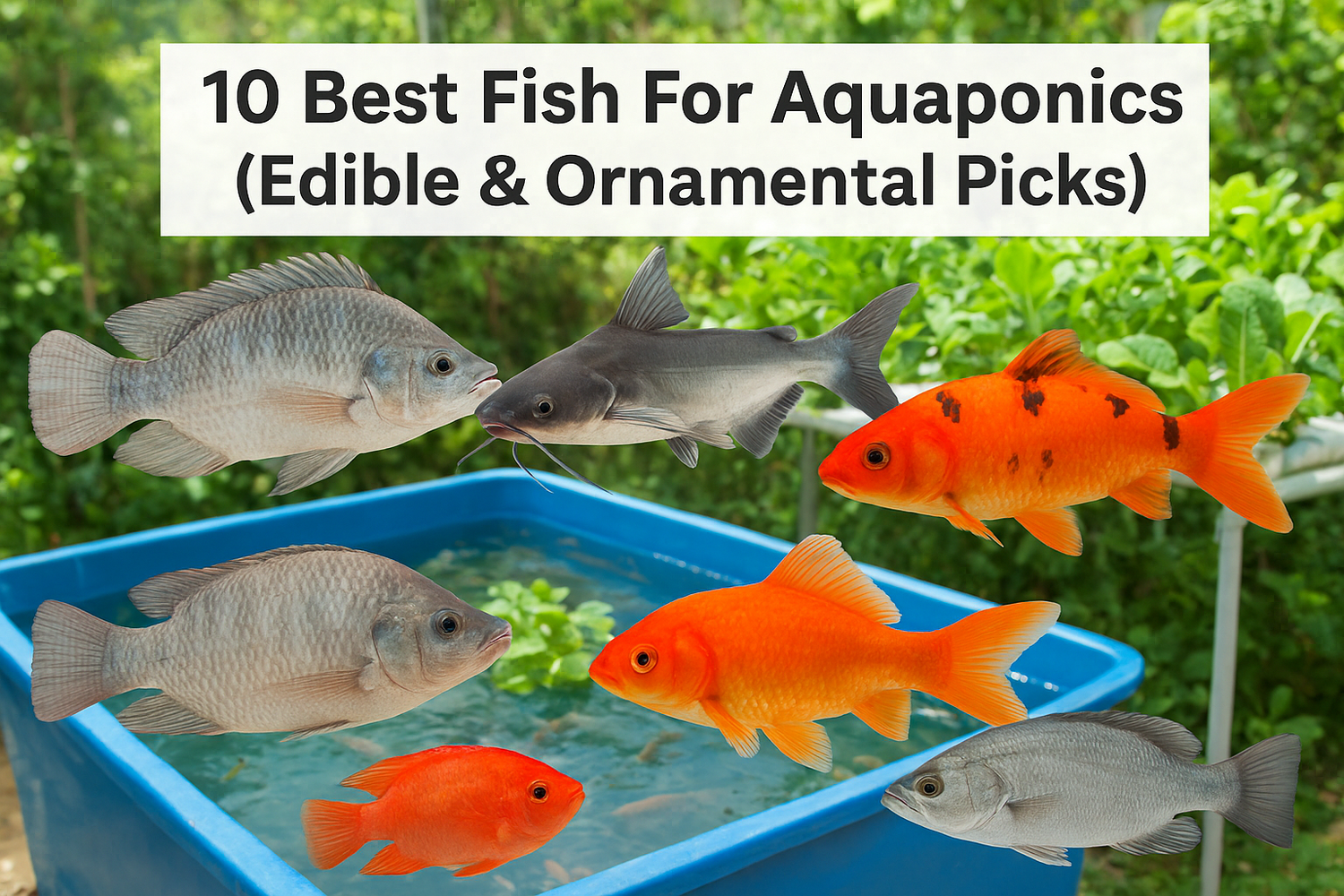 10 Best Fish For Aquaponics (Edible & Ornamental Picks)
