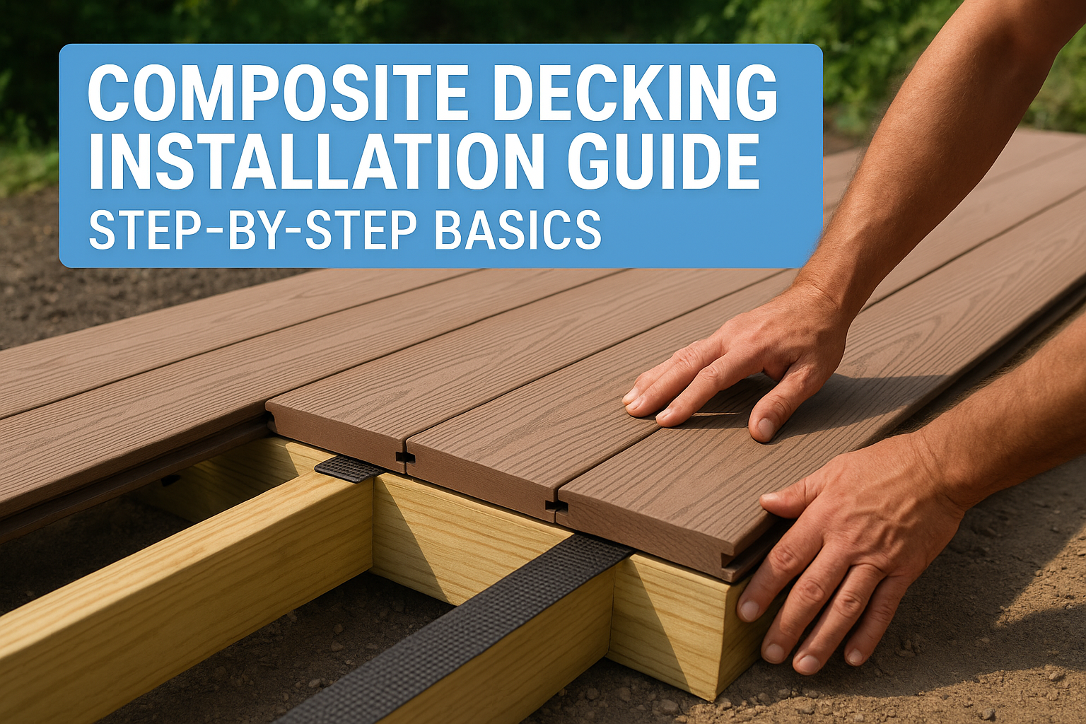 Composite Decking Installation Guide: Step-By-Step Basics