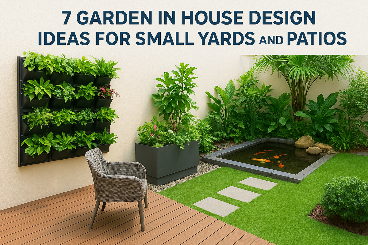 7 Garden in House Design Ideas for Small Yards and Patios