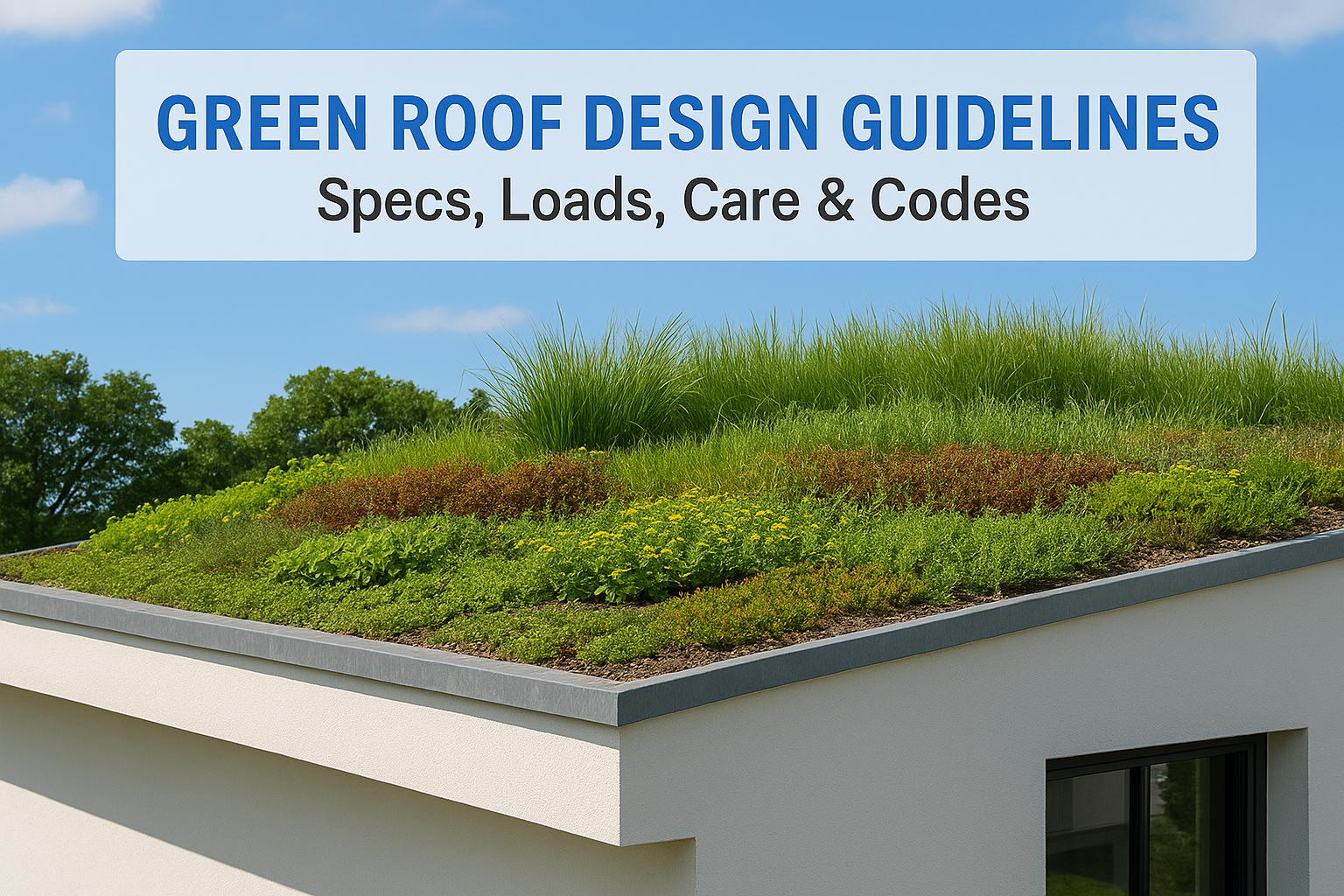 Green Roof Design Guidelines: Specs, Loads, Care & Codes