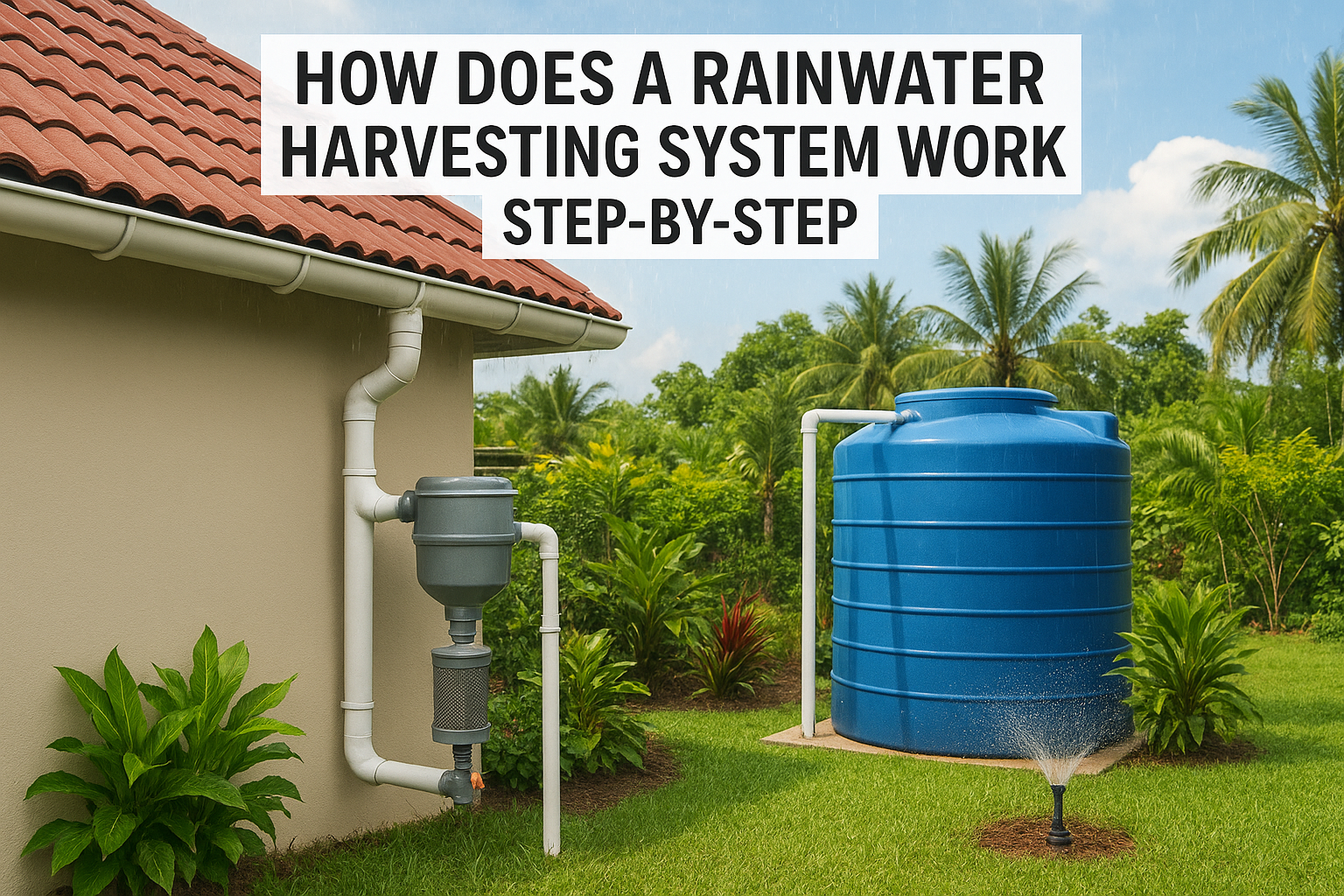 How Does a Rainwater Harvesting System Work? Step-by-Step