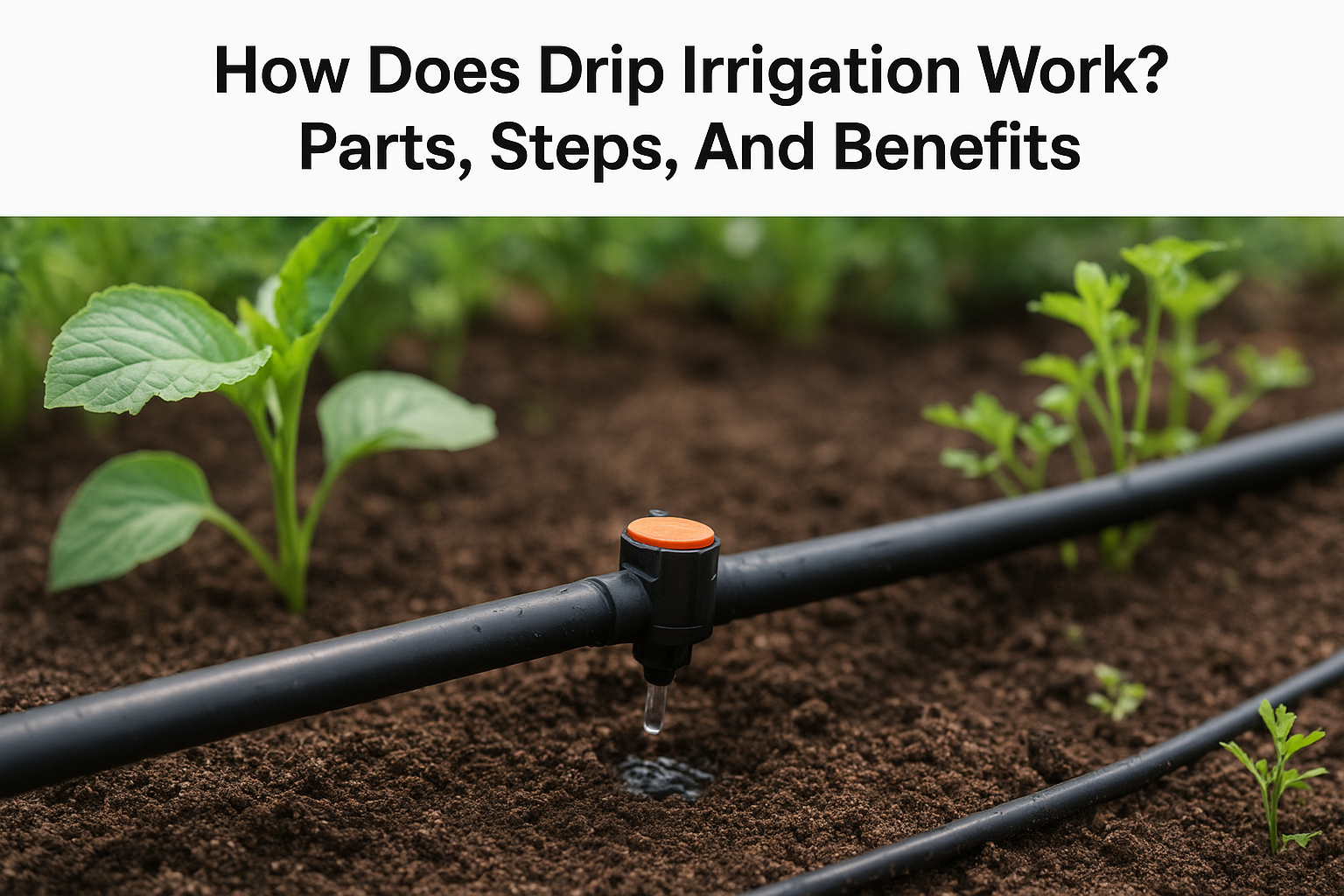 How Does Drip Irrigation Work? Parts, Steps, And Benefits