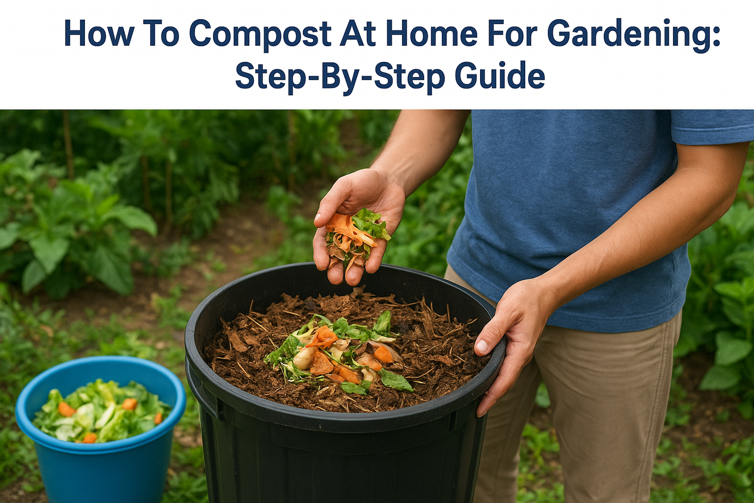 How To Compost At Home For Gardening: Step-By-Step Guide