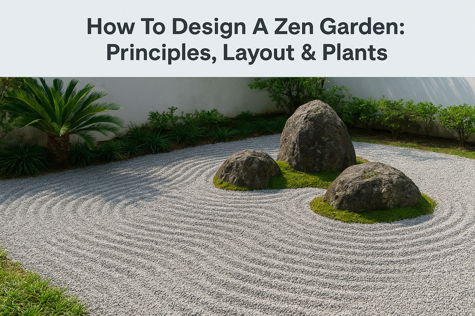How To Design A Zen Garden: Principles, Layout & Plants