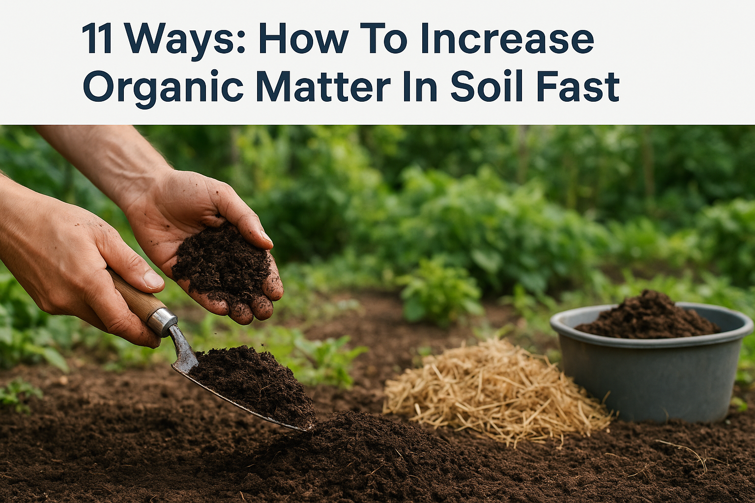 11 Ways: How To Increase Organic Matter In Soil Fast