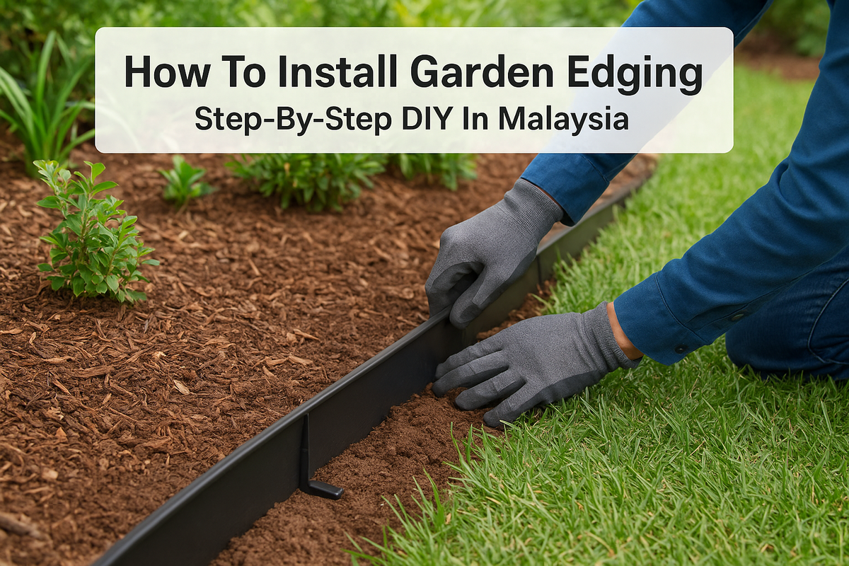 How To Install Garden Edging: Step-By-Step DIY In Malaysia | Konzept Garden