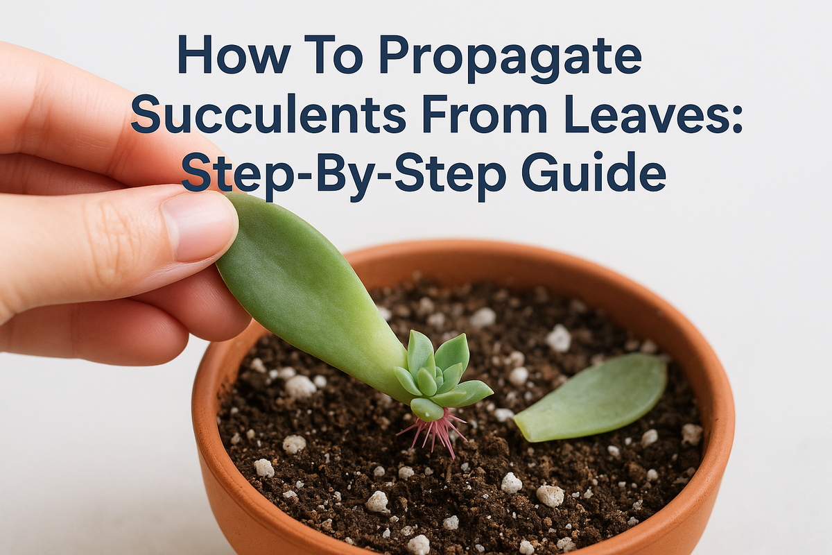How To Propagate Succulents From Leaves: Step-By-Step Guide | Konzept ...