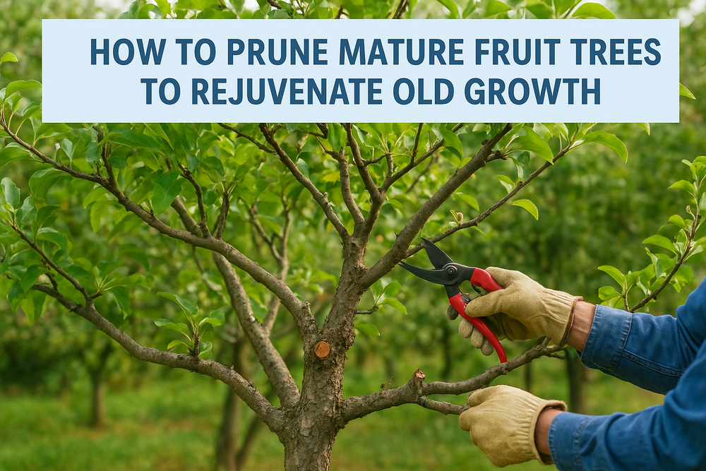 How To Prune Mature Fruit Trees To Rejuvenate Old Growth | Konzept Garden