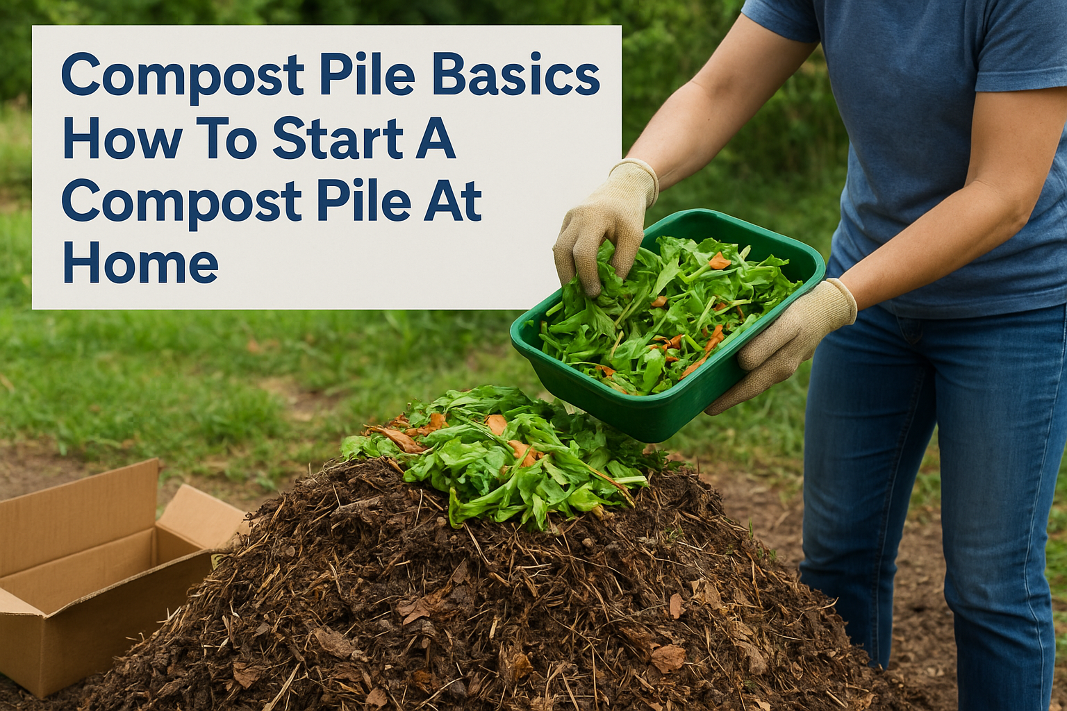 Compost Pile Basics: How To Start A Compost Pile At Home