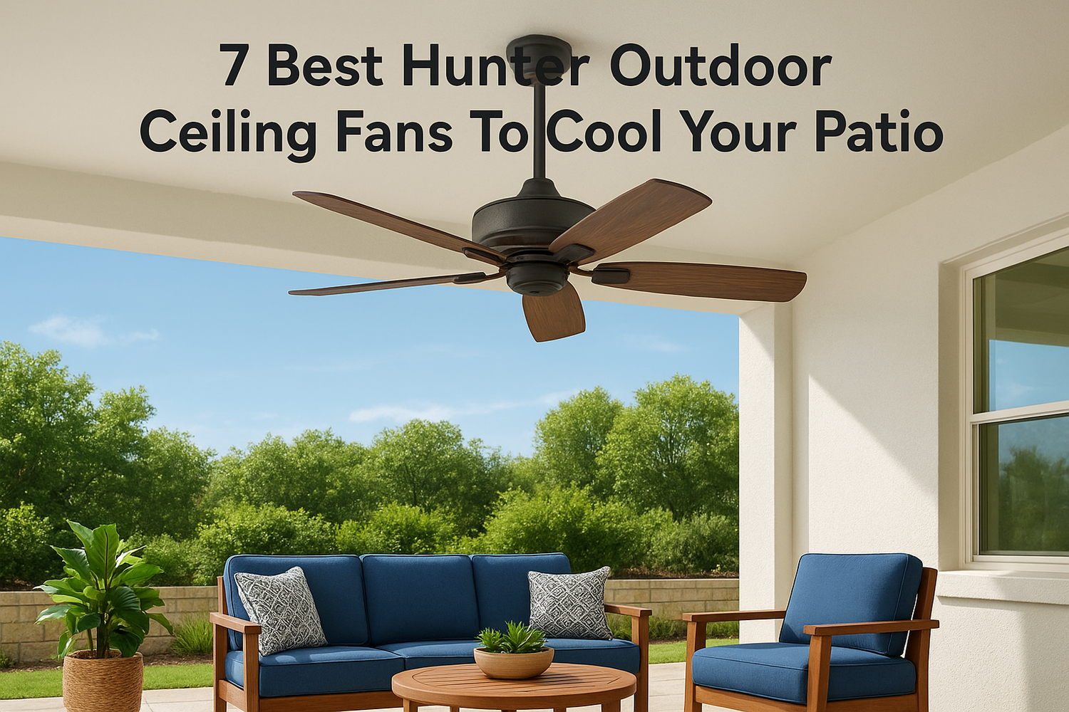 7 Best Hunter Outdoor Ceiling Fans To Cool Your Patio