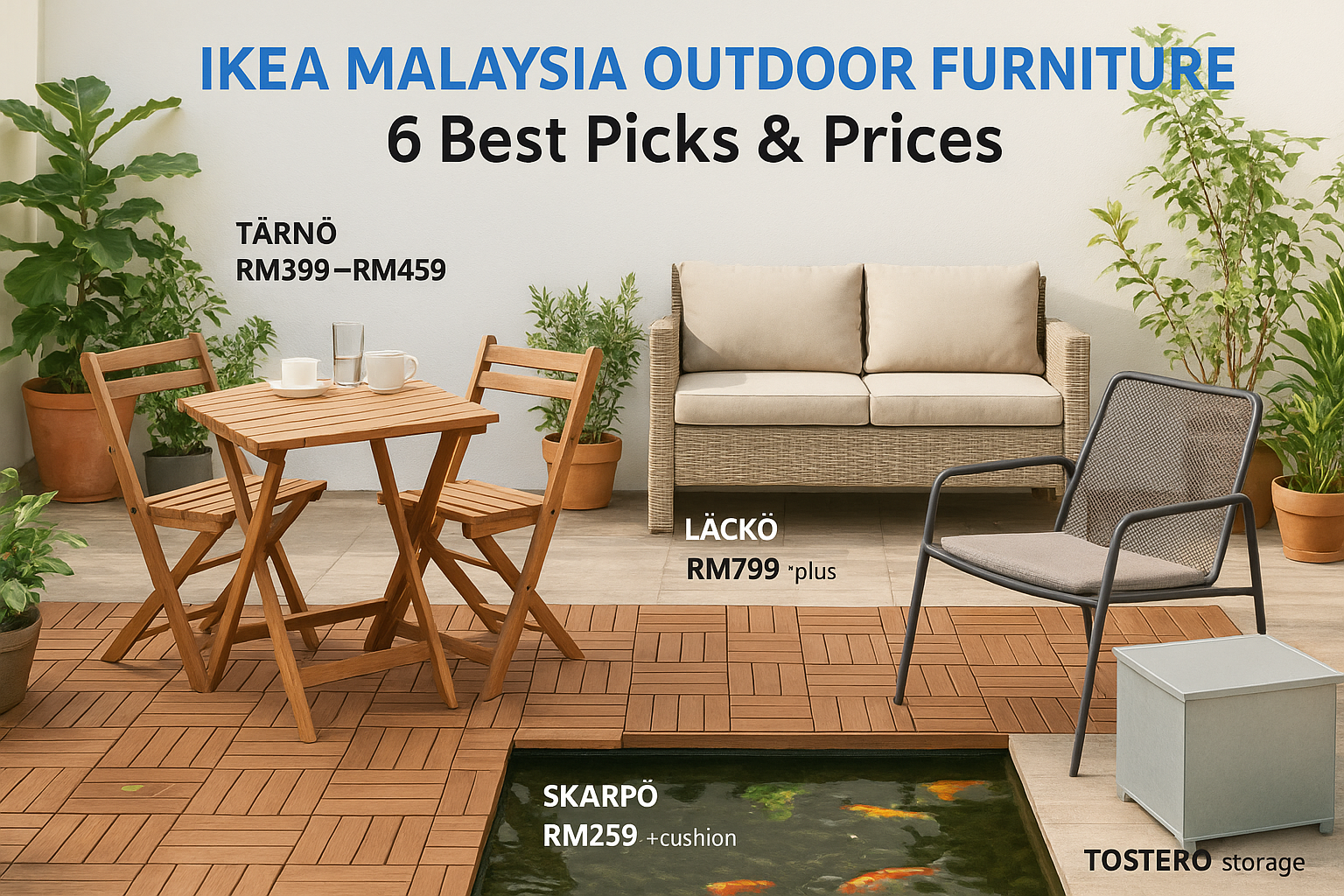 IKEA Malaysia Outdoor Furniture: 6 Best Picks & Prices