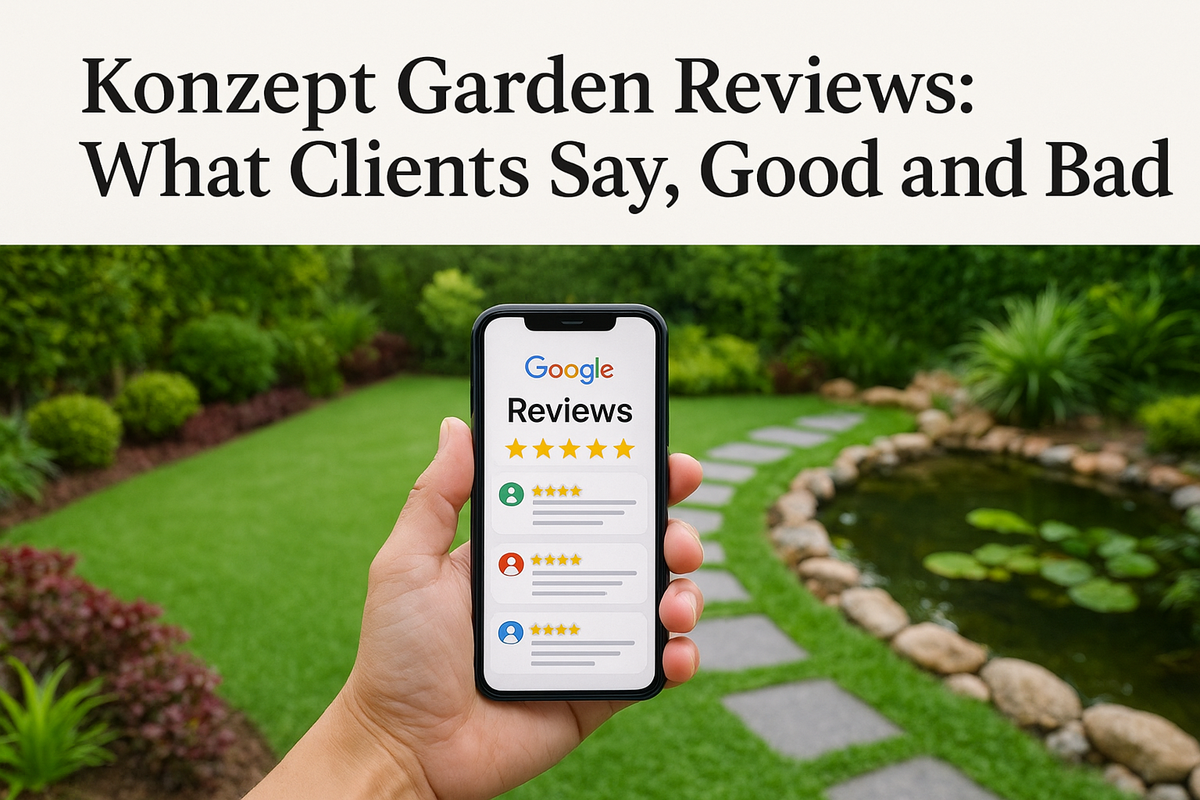 Konzept Garden Reviews: What Clients Say, Good and Bad